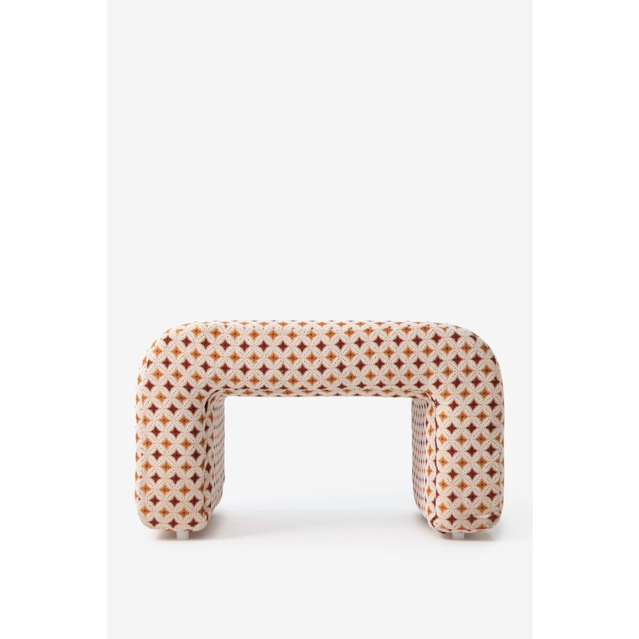 Multicolour poef met print Multicolour poef met print afbeelding 1