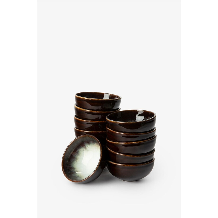 Donkerbruine house of treasures kom klein Donkerbruine house of treasures kom klein afbeelding 1