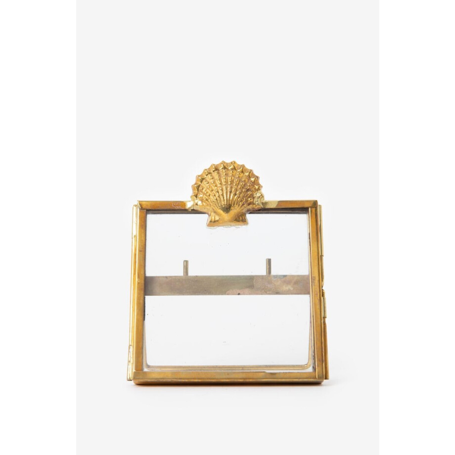 Goudkleurig fotolijstje met schelp Goudkleurig fotolijstje met schelp afbeelding 1