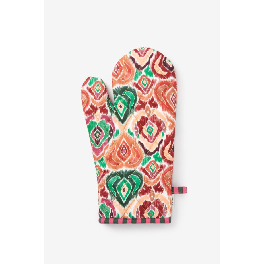 Multicolour ovenwant met ikat print afbeelding 1