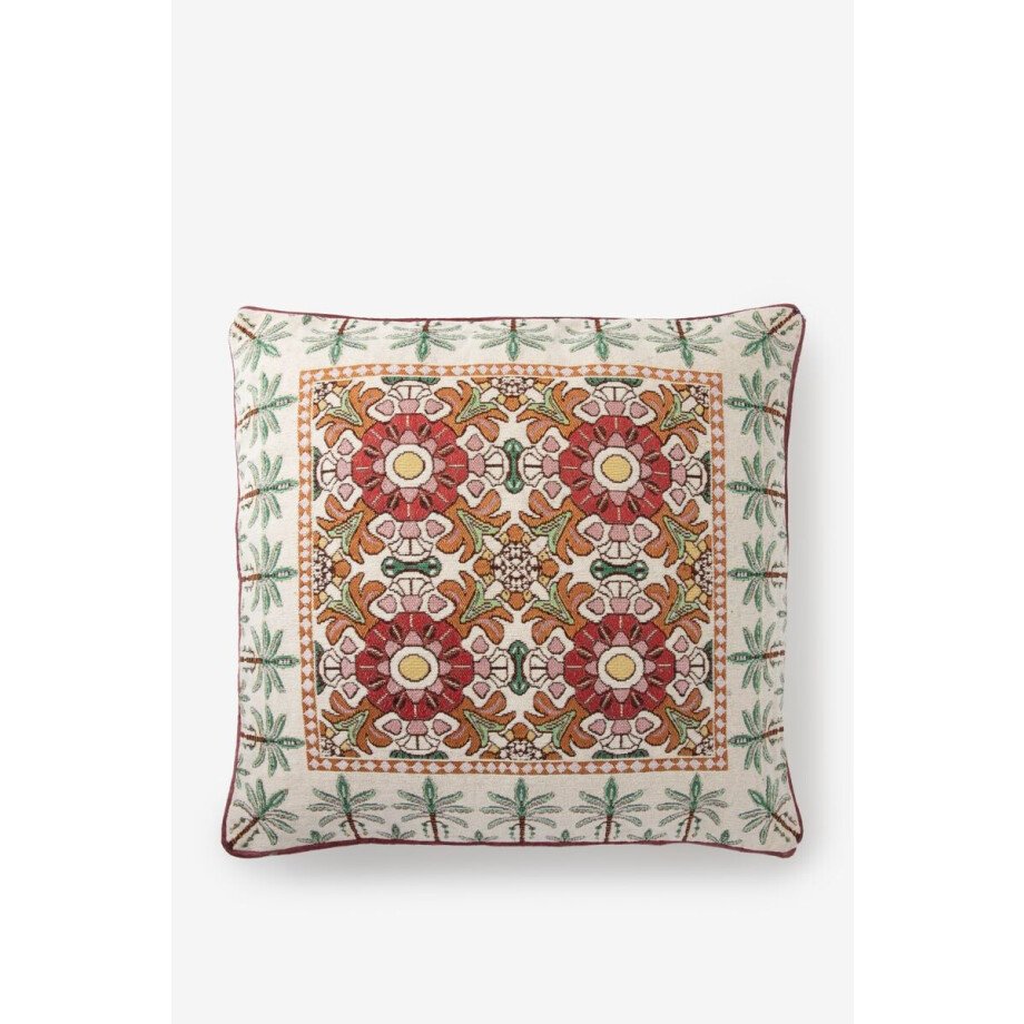 Multicolour kussen met print afbeelding 1