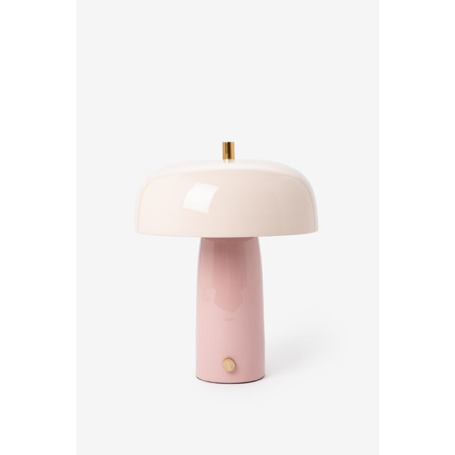 Lichtroze Cupola tafellamp small afbeelding 1