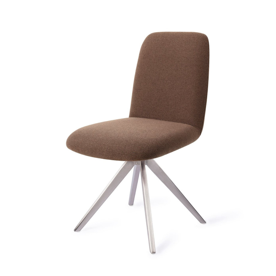 Jesper Home Eetkamerstoel 'Taiwa' Draaibaar, Turn Steel, kleur Rustic Rye afbeelding 1