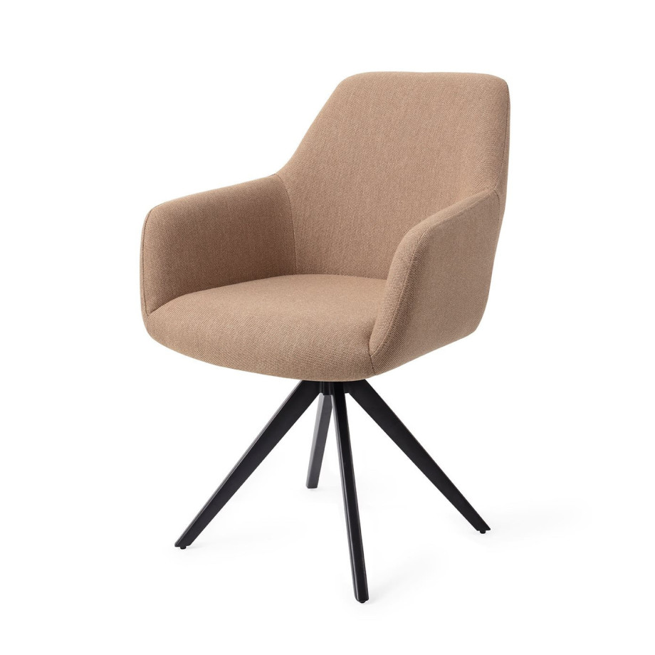 Jesper Home Eetkamerstoel 'Hiroo' Draaibaar, Turn Black, kleur Whisper Wheat afbeelding 1