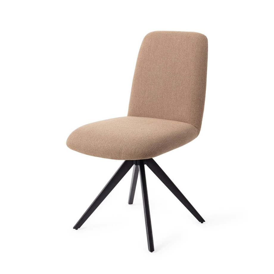 Jesper Home Eetkamerstoel 'Taiwa' Draaibaar, Turn Black, kleur Whisper Wheat Jesper Home Eetkamerstoel 'Taiwa' Draaibaar, Turn Black, kleur Whisper Wheat afbeelding 1