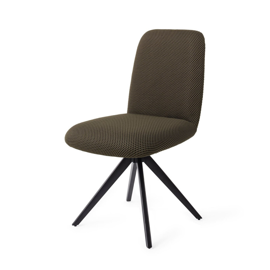 Jesper Home Eetkamerstoel 'Taiwa' Turn Black, kleur Jungle Jewel Jesper Home Eetkamerstoel 'Taiwa' Turn Black, kleur Jungle Jewel afbeelding 1