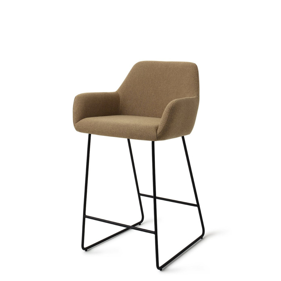 Jesper Home Barkruk 'Hiroo' Slide Black, kleur Willow (zithoogte 67cm) afbeelding 1