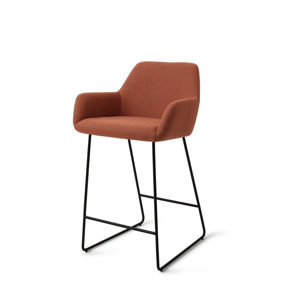 Jesper Home Barkruk 'Hiroo' Slide Black, kleur Hearth Harmony (zithoogte 65cm) afbeelding 1