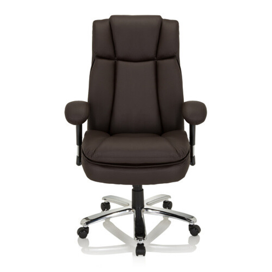 BUILDER XXL I | Kunstleer - XXL bureaustoel Donkerbruin afbeelding 1