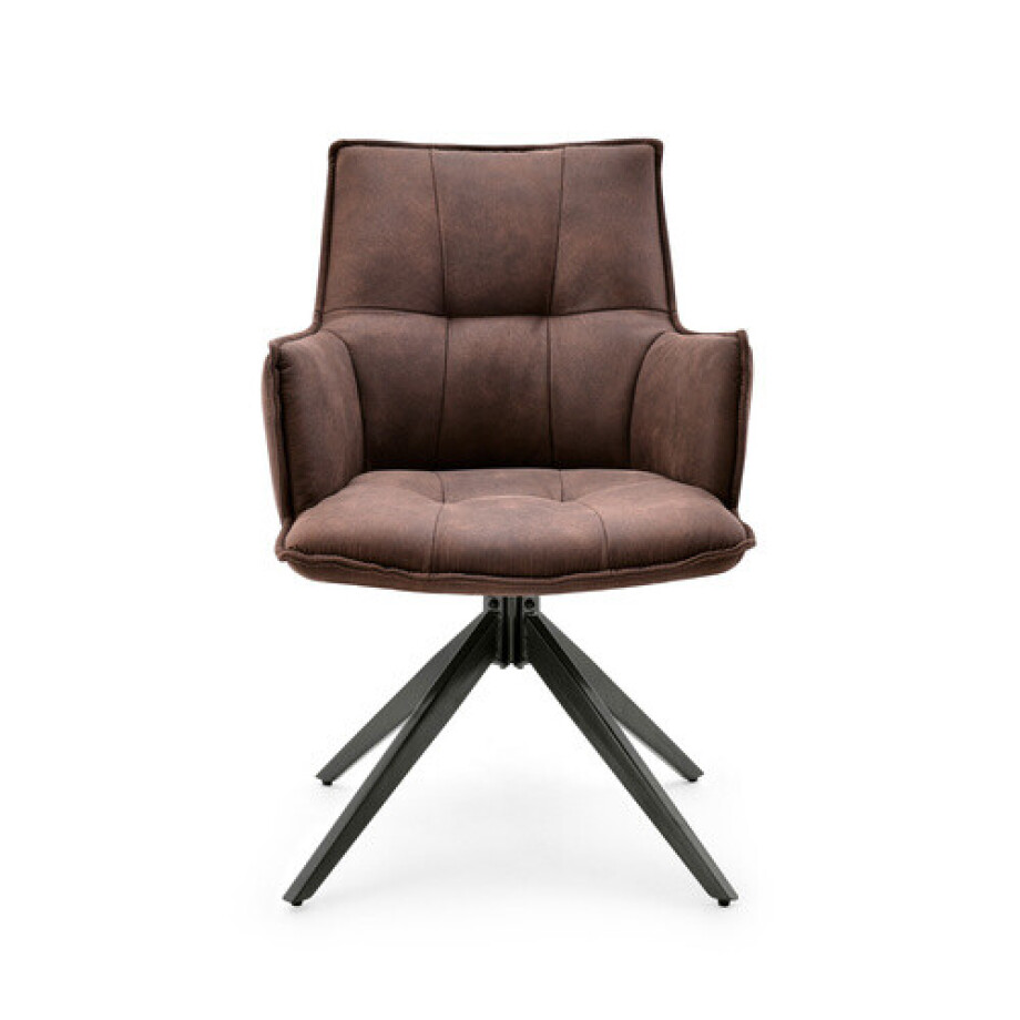Tavaro - Eetkamerstoel Bruin Tavaro - Eetkamerstoel Bruin afbeelding 1