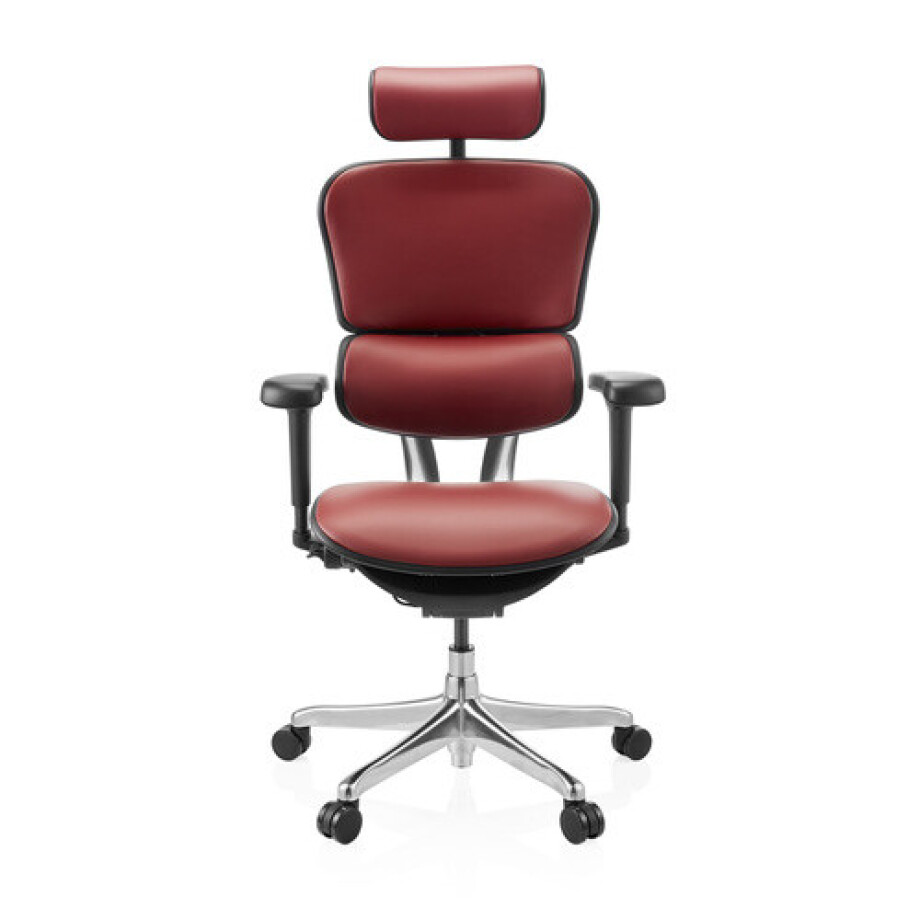 ERGOHUMAN ULTRA L GEN2 | Leder - Luxe directiestoel Bordeaux afbeelding 1