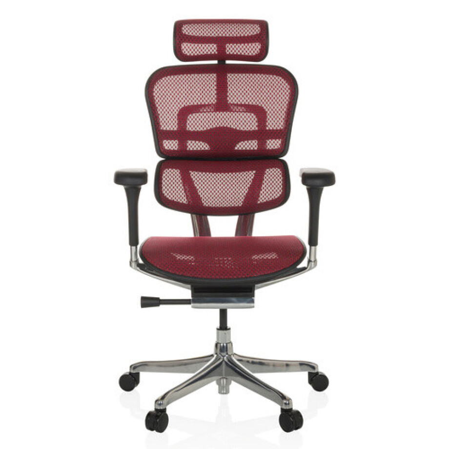 ERGOHUMAN GEN2 | net - Luxe directiestoel Rood ERGOHUMAN GEN2 | net - Luxe directiestoel Rood afbeelding 1