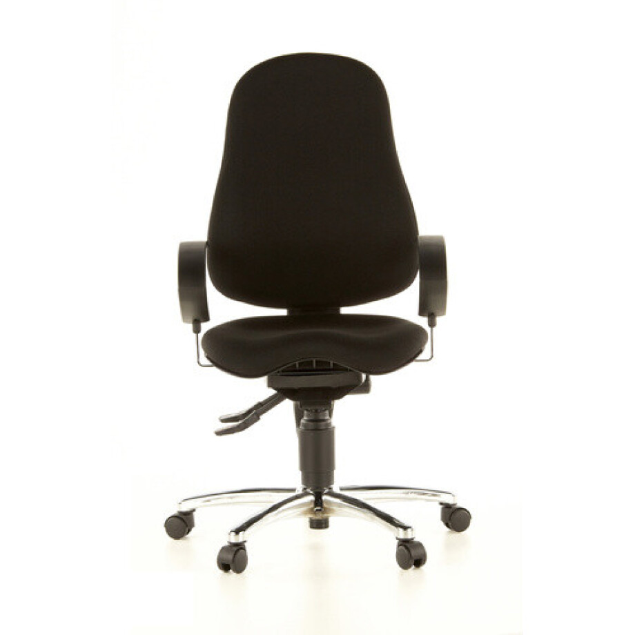 SITNESS 10 - Professionele bureaustoel Zwart Stof afbeelding 1