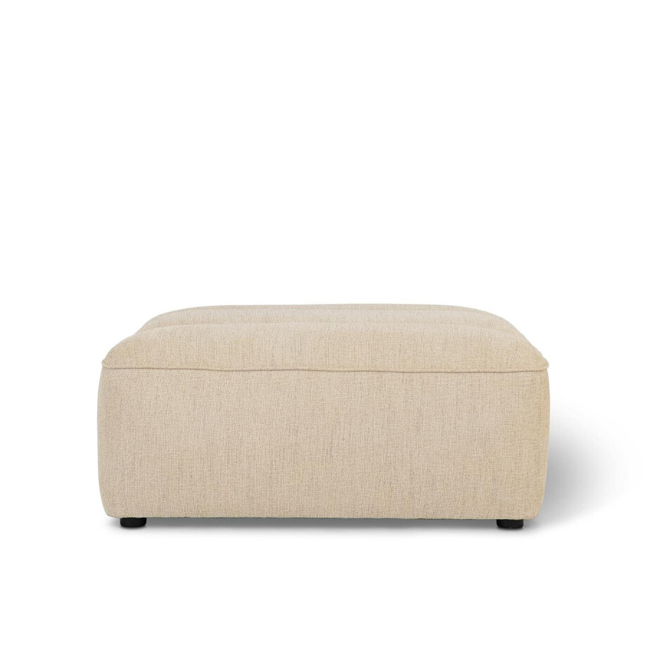 Jesper Home Hocker 'Muonist' kleur Ecru afbeelding 1