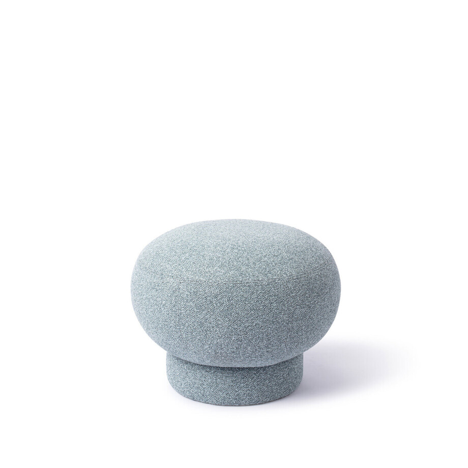 Jesper Home Poef 'Anoo' 55cm, kleur Blue Dust afbeelding 1