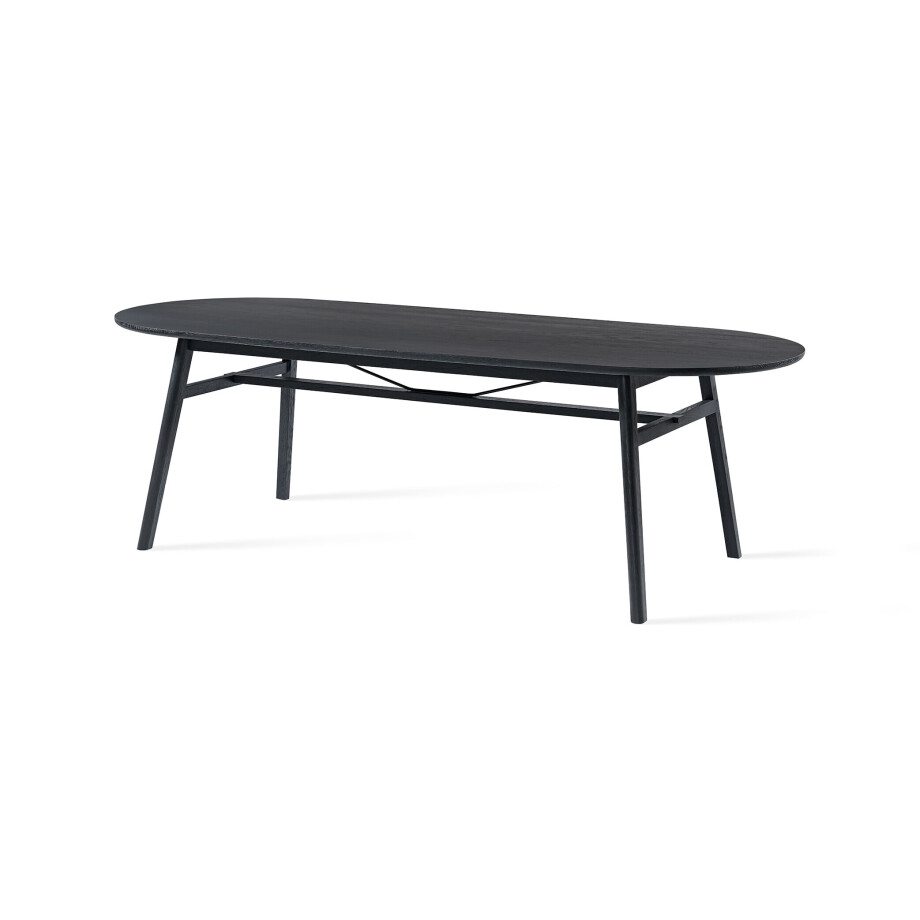 Jesper Home Ovale Eettafel 'Surnu' Eiken, 240 x 100cm afbeelding 