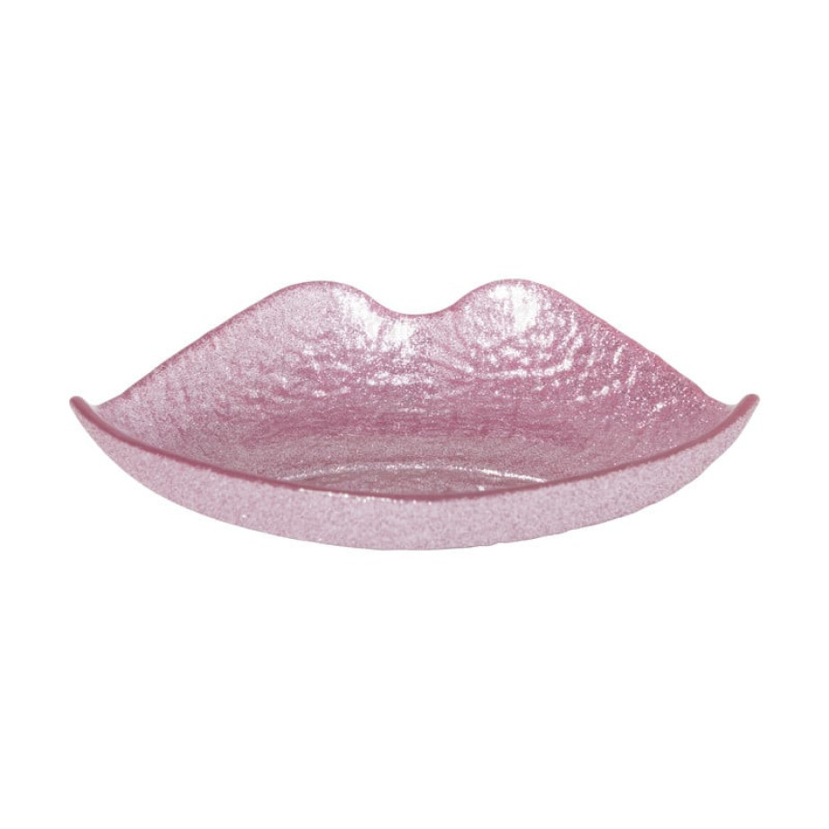 Schaaltje lippen - roze - 3.5x17x17 cm afbeelding 