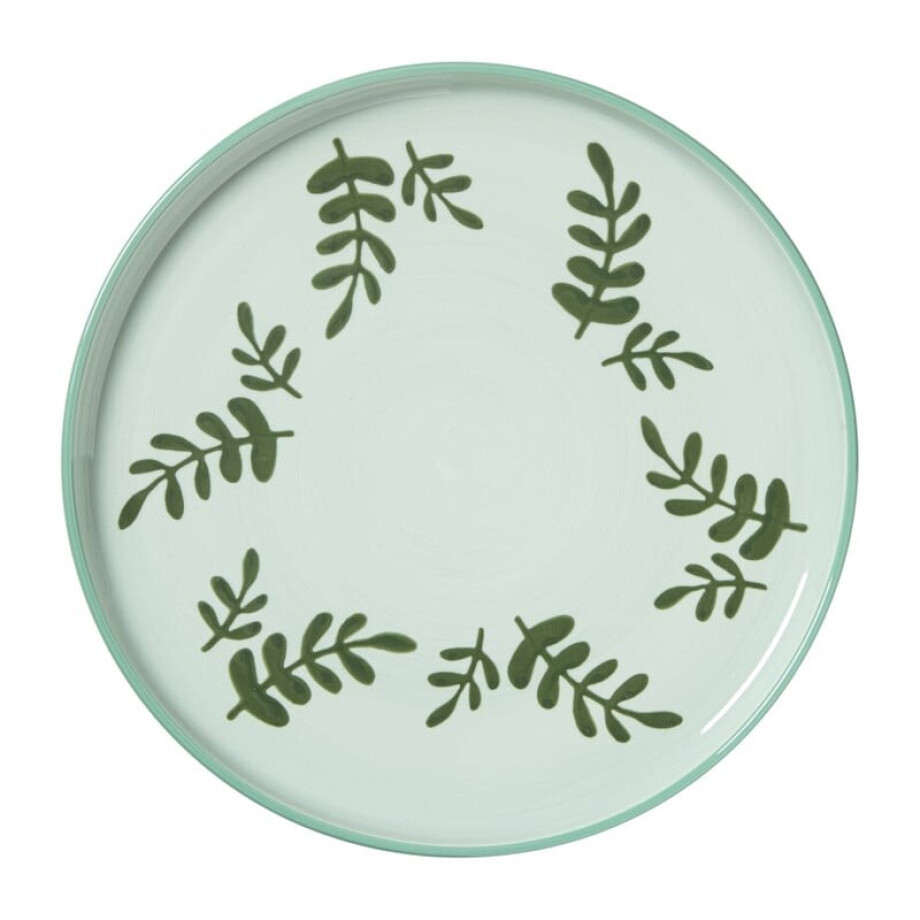 Dinerbord jolie - groen -ø25.5x2.3 cm Dinerbord jolie - groen -ø25.5x2.3 cm afbeelding