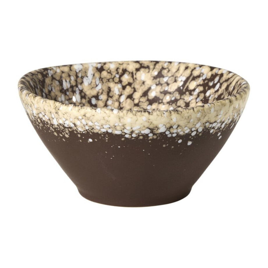 Schaaltje groot olivo - bruin - ø15.5x7.5 cm afbeelding 