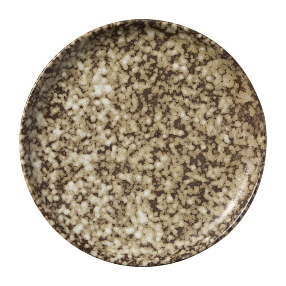 Ontbijtbord olivo - bruin - ø20x2.3 cm afbeelding 