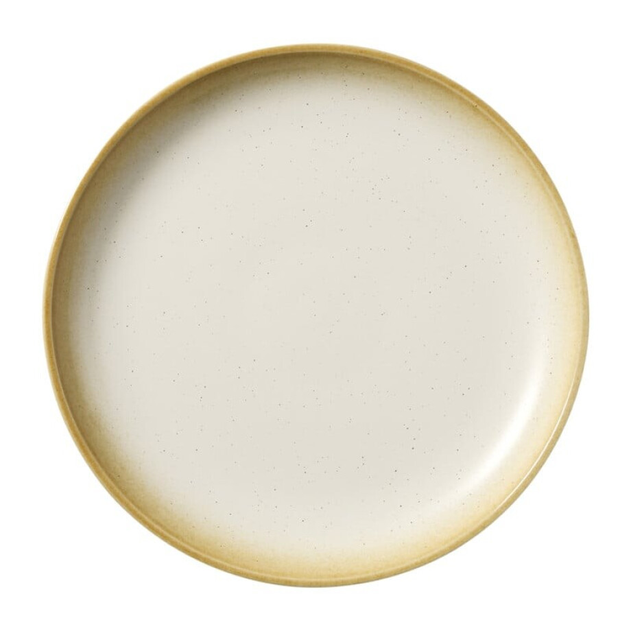Dinerbord olivo - wit - ø25.5x2.8 cm afbeelding 