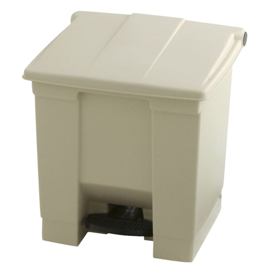 Rubbermaid Pedaalemmer klassiek 30 L beige afbeelding 1