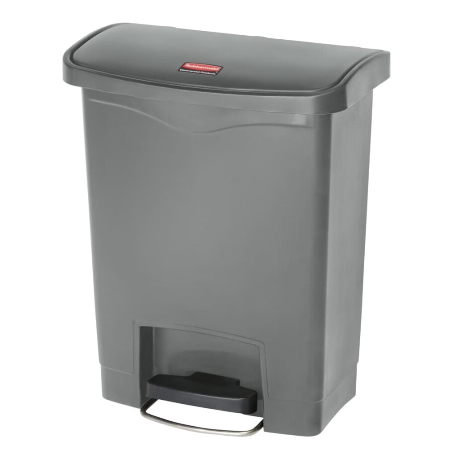 Rubbermaid Pedaalemmer Slim Jim 30 L grijs Rubbermaid Pedaalemmer Slim Jim 30 L grijs afbeelding 1