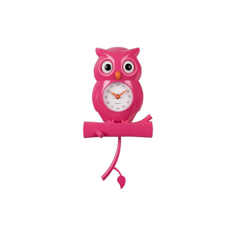 Wandklok Owl met pendulum | KARLSSON afbeelding 1
