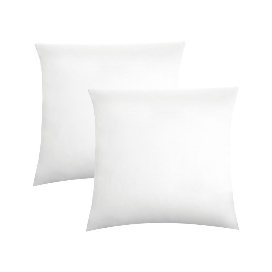 Biberna Fijne jersey kussenhoes (Wit, 80x80) Biberna Fijne jersey kussenhoes (Wit, 80x80) afbeelding 1