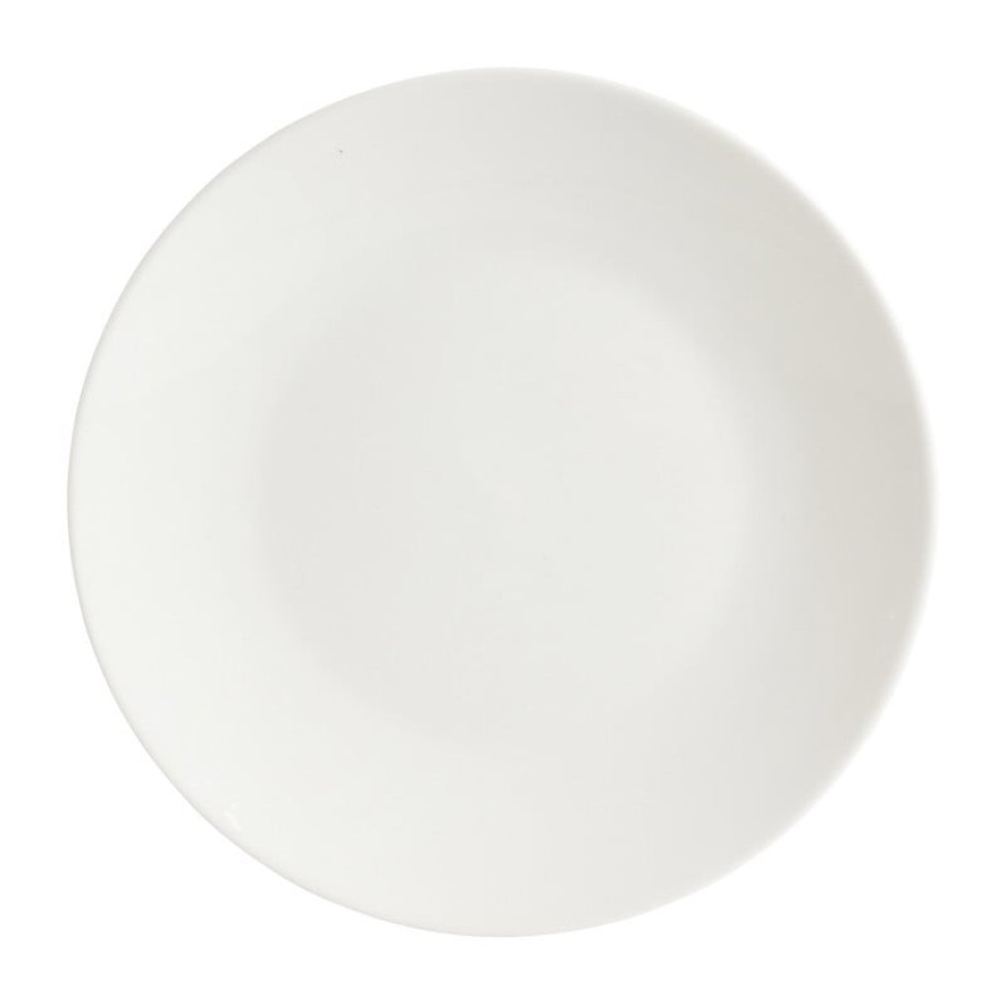 Basic ontbijtbord rond - wit - Ø19 cm afbeelding 