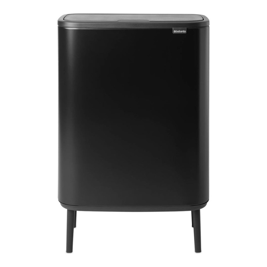 Brabantia Bo Touch Bin Hi prullenbak met deksel op pootjes 60 liter afbeelding 1