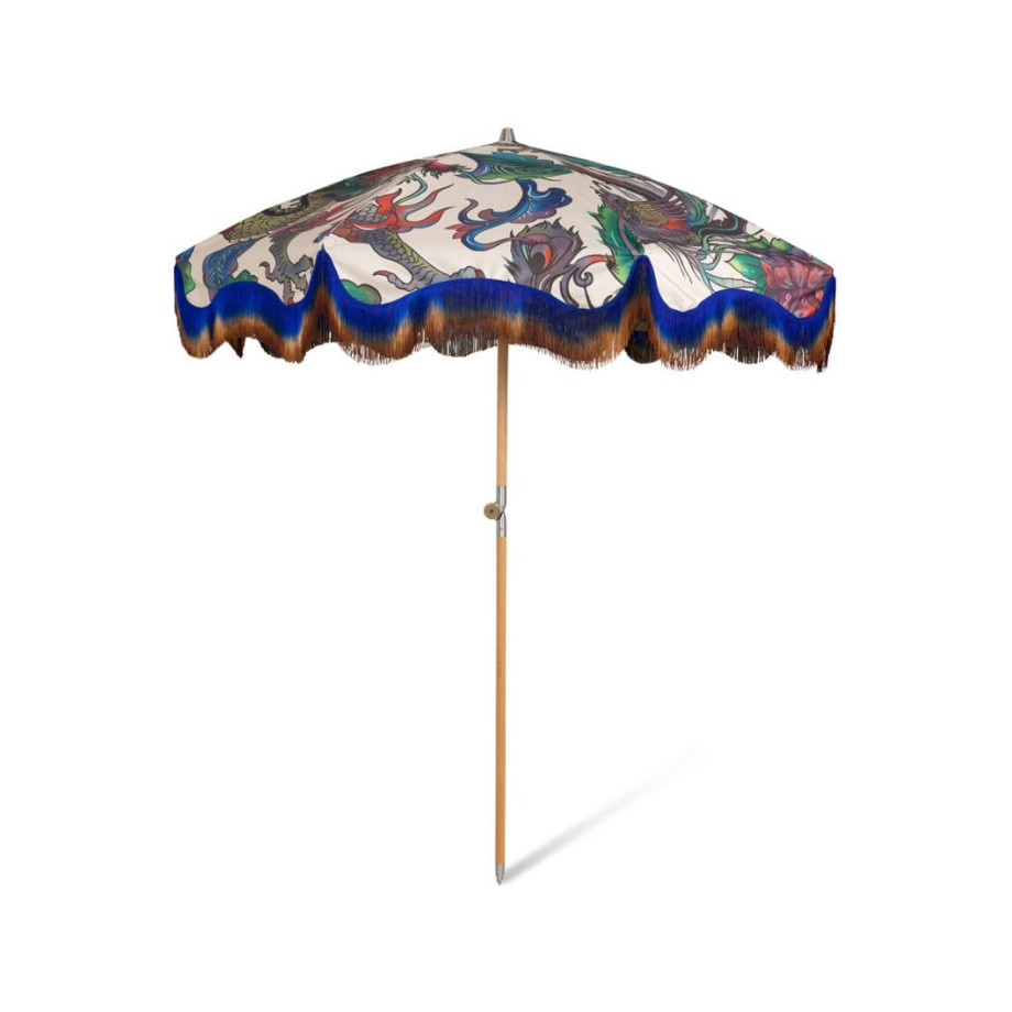 HKliving Traditional Blend strand parasol 200 cm afbeelding 1