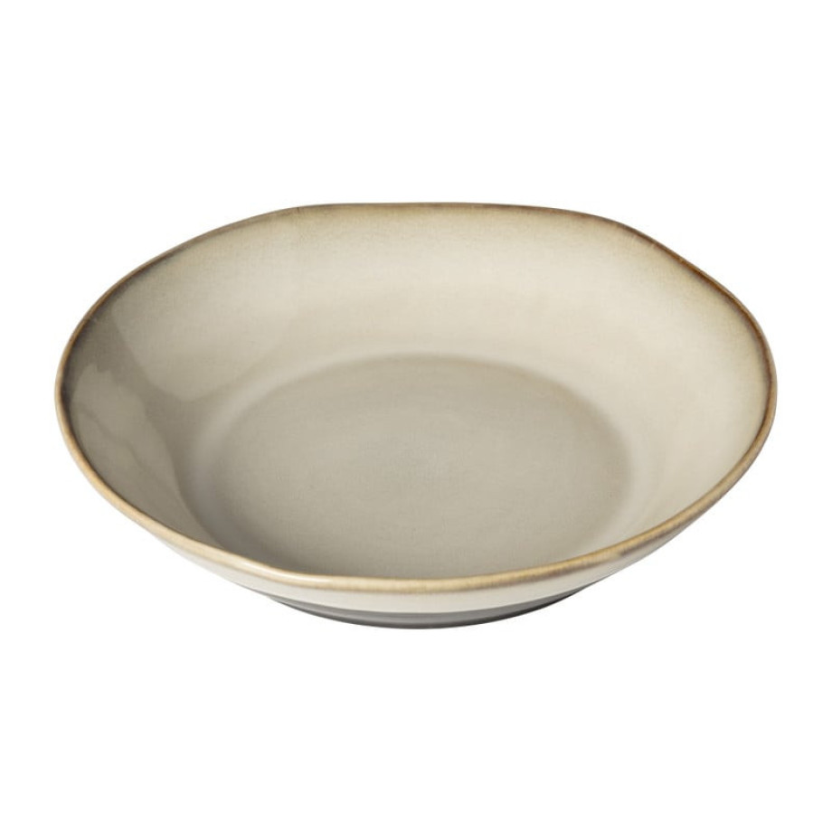 Schaal Roots - beige - ø28x5.8 cm afbeelding 