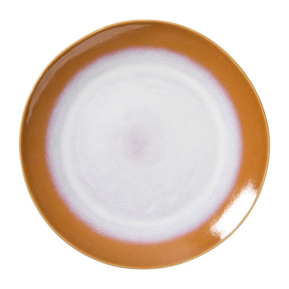 Dinerbord roots - oranje - ø27.5x3 cm afbeelding 