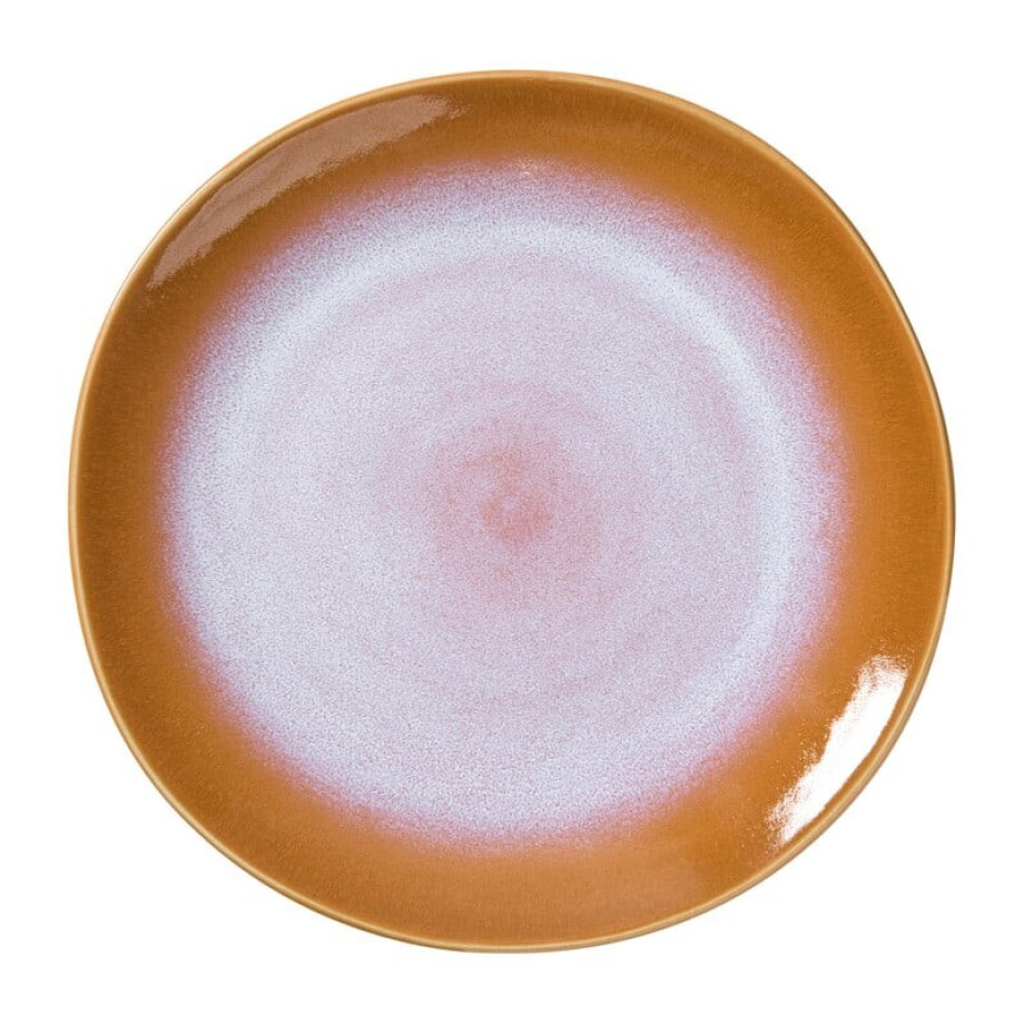 Ontbijtbord roots - oranje - ø22x2.5 cm afbeelding 