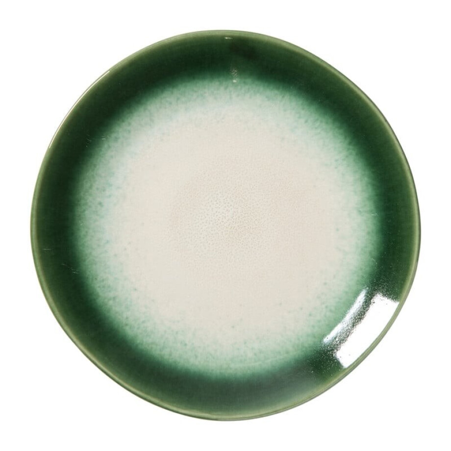 Ontbijtbord roots - donkergroen - ø22x2.5 cm afbeelding 