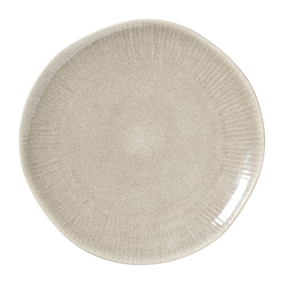 Ontbijtbord fuji - beige - ø21x2.1 cm afbeelding 