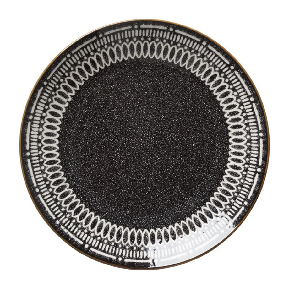 Dinerbord Yara - zwart - ⌀26.8 cm afbeelding 