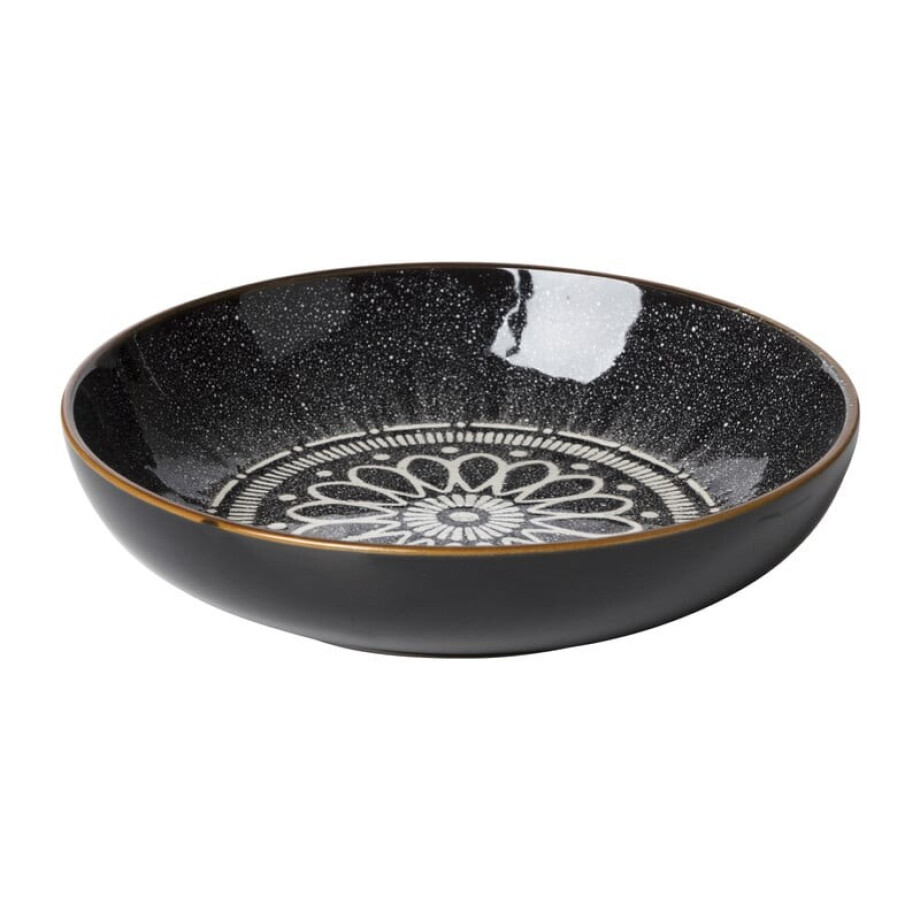 Pastabord Yara - zwart - ⌀21.7 cm afbeelding 