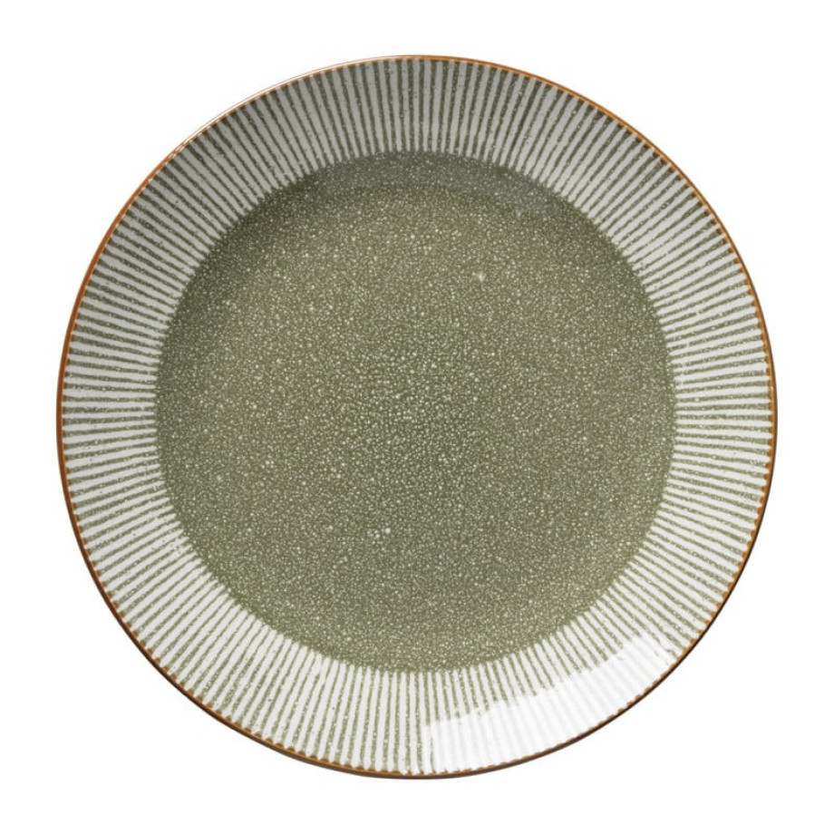 Dinerbord Yara - groen- ⌀26.8 cm afbeelding 