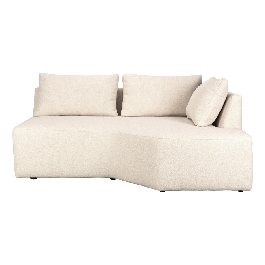 Zuiver Bank 'Prosper' Hoek Element Rechts, kleur Zand afbeelding 1