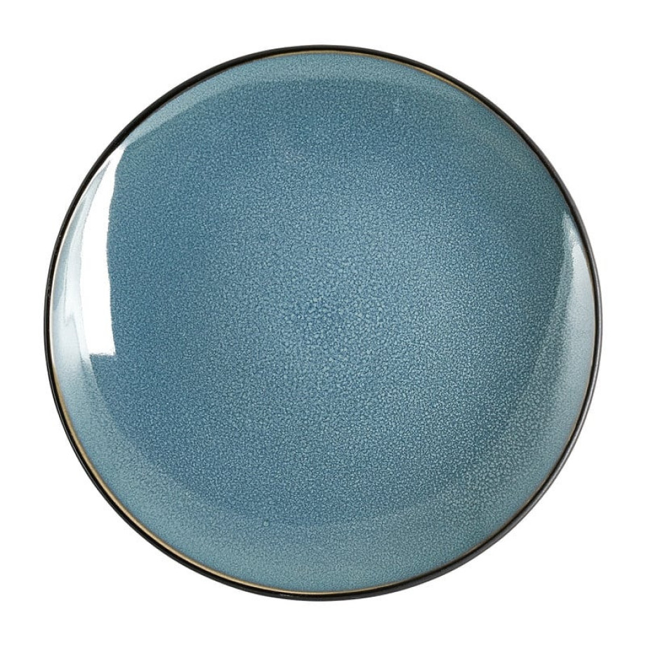Ontbijtbord Elena - blauw - Ø20 cm afbeelding 