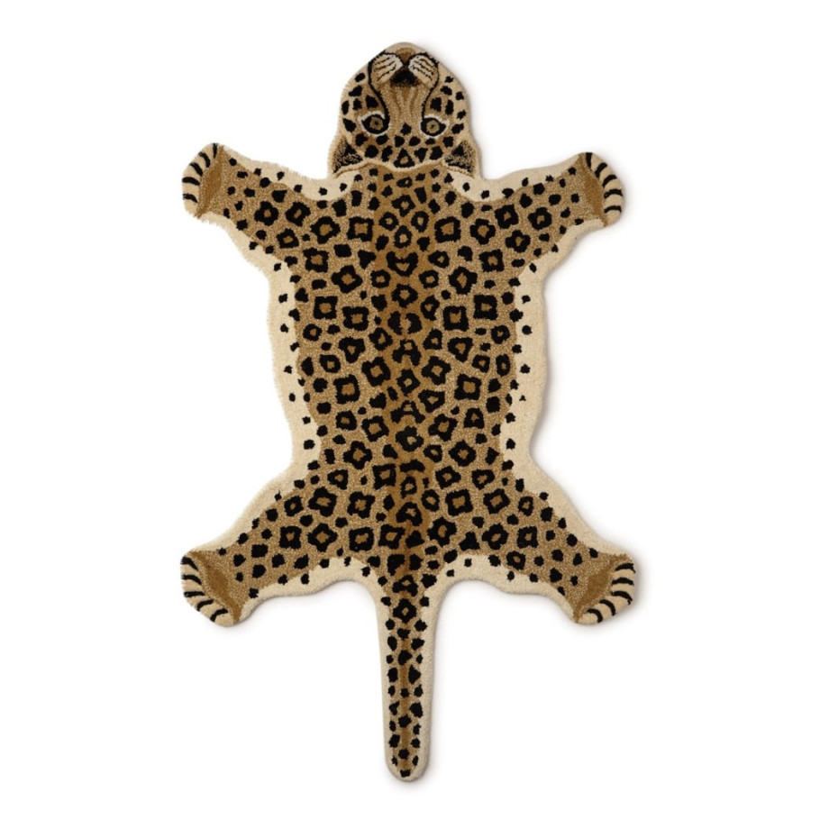 Doing Goods Loony Leopard vloerkleed 150 x 90 cm afbeelding 1