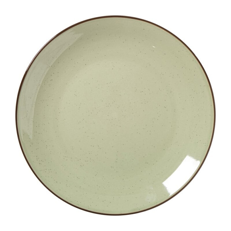Ontbijtbord Emma - lichtgroen - ø21x2.5 cm Ontbijtbord Emma - lichtgroen - ø21x2.5 cm afbeelding