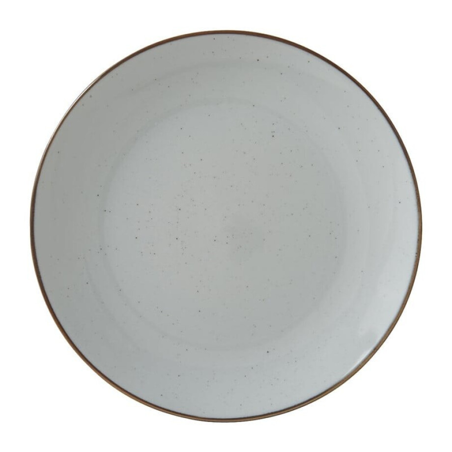 Dinerbord Emma - wit - ø25 cm afbeelding 