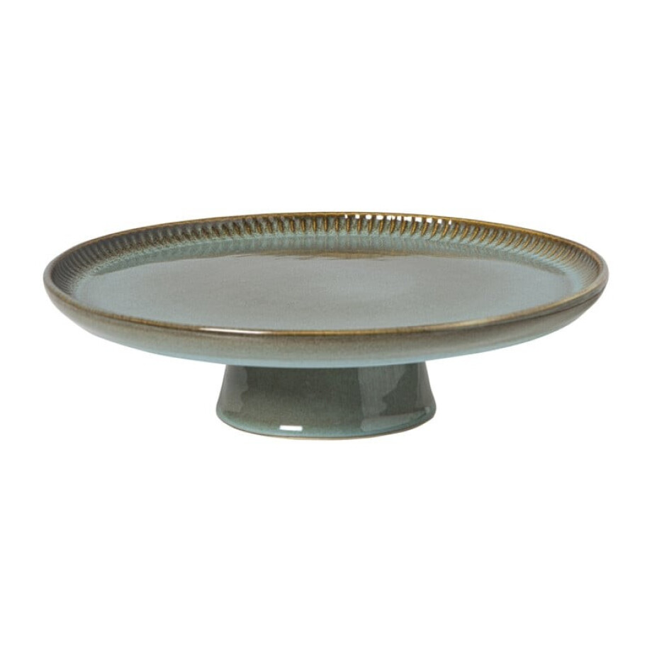 Taartplateau Toscane - groen - ø30x8 cm afbeelding 