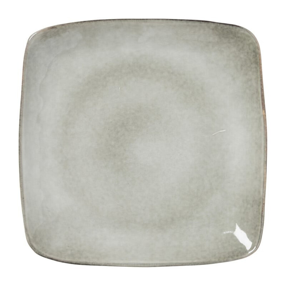 Vierkant bord Toscane - grijs - 25x25 cm afbeelding 