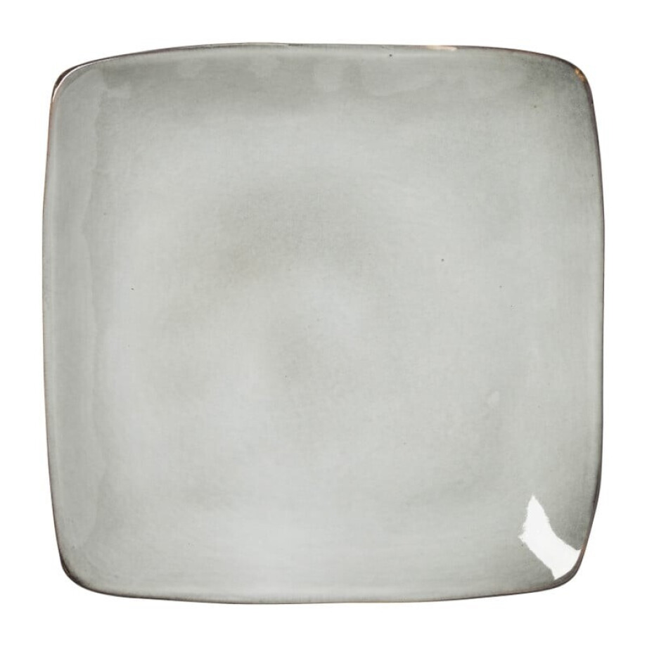 Vierkant bord Toscane - grijs - 20x20 cm afbeelding 