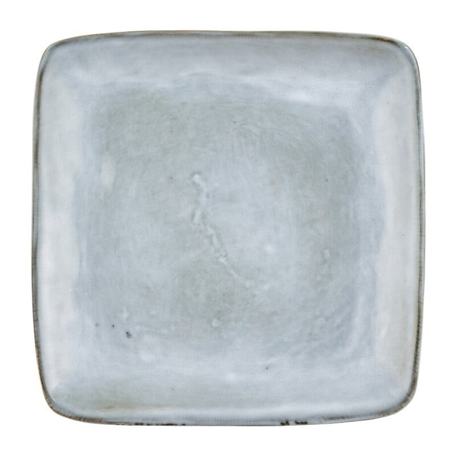 Vierkant bord Toscane - lichtblauw - 20x20 cm afbeelding 