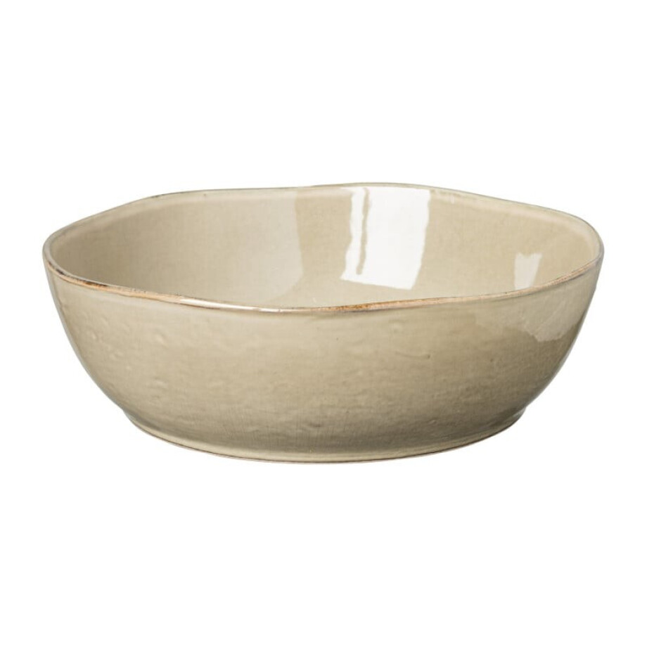Schaal Toscane - beige - ø22.8 cm Schaal Toscane - beige - ø22.8 cm afbeelding